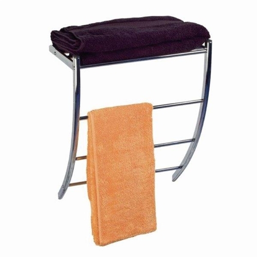 Jive Arc Towel Rack With Shelf